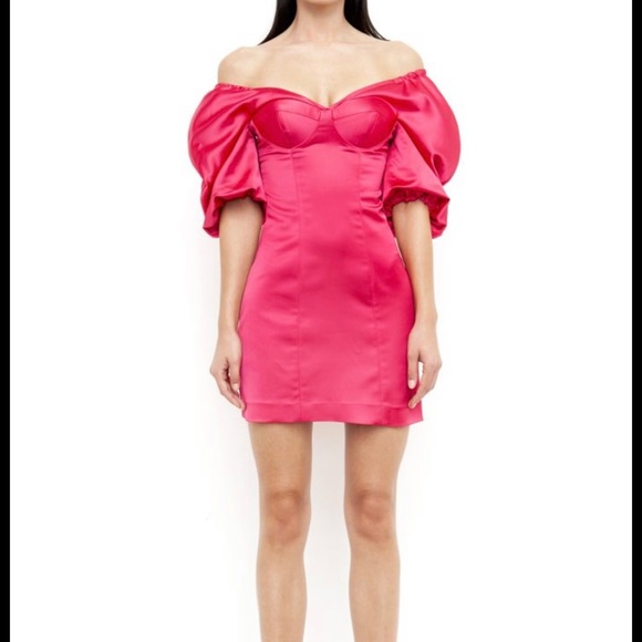 NWOT SILVIA ASTORE ANISSA DRESS - PINK, SIZE 40 (US 4) - Picture 3 of 7